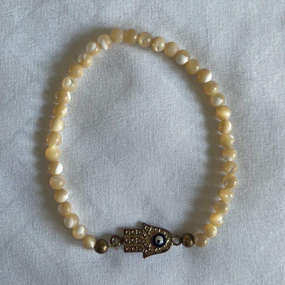 Hamsa evil eye bracelet